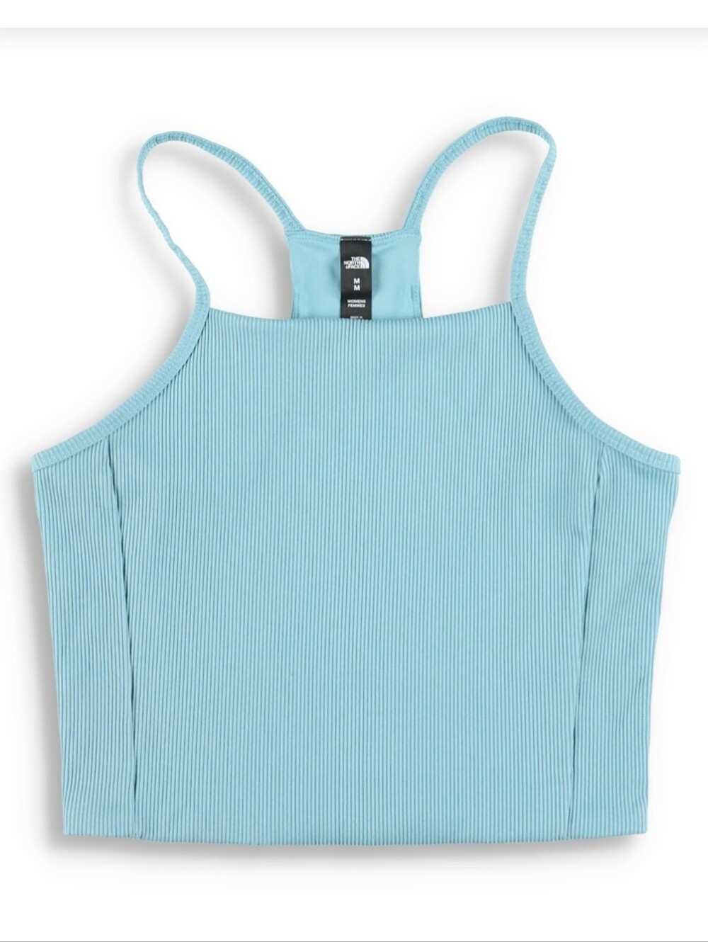NWT The North Face Guide Forward Ribbed Tanklette Reef Waters Blue Women's XXL